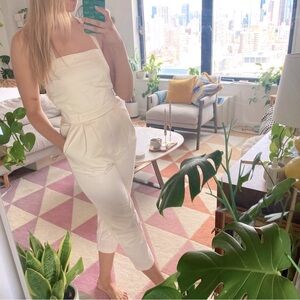 NWT BA&SH Chad criss-cross back jumpsuit - S